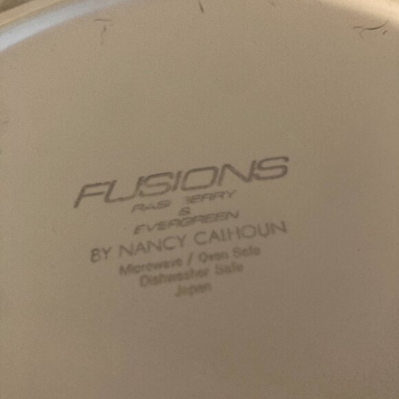 Nancy Calhoun "Fusions Raspberry" 10-3/4" Dinner Plate - Picture 4 of 4
